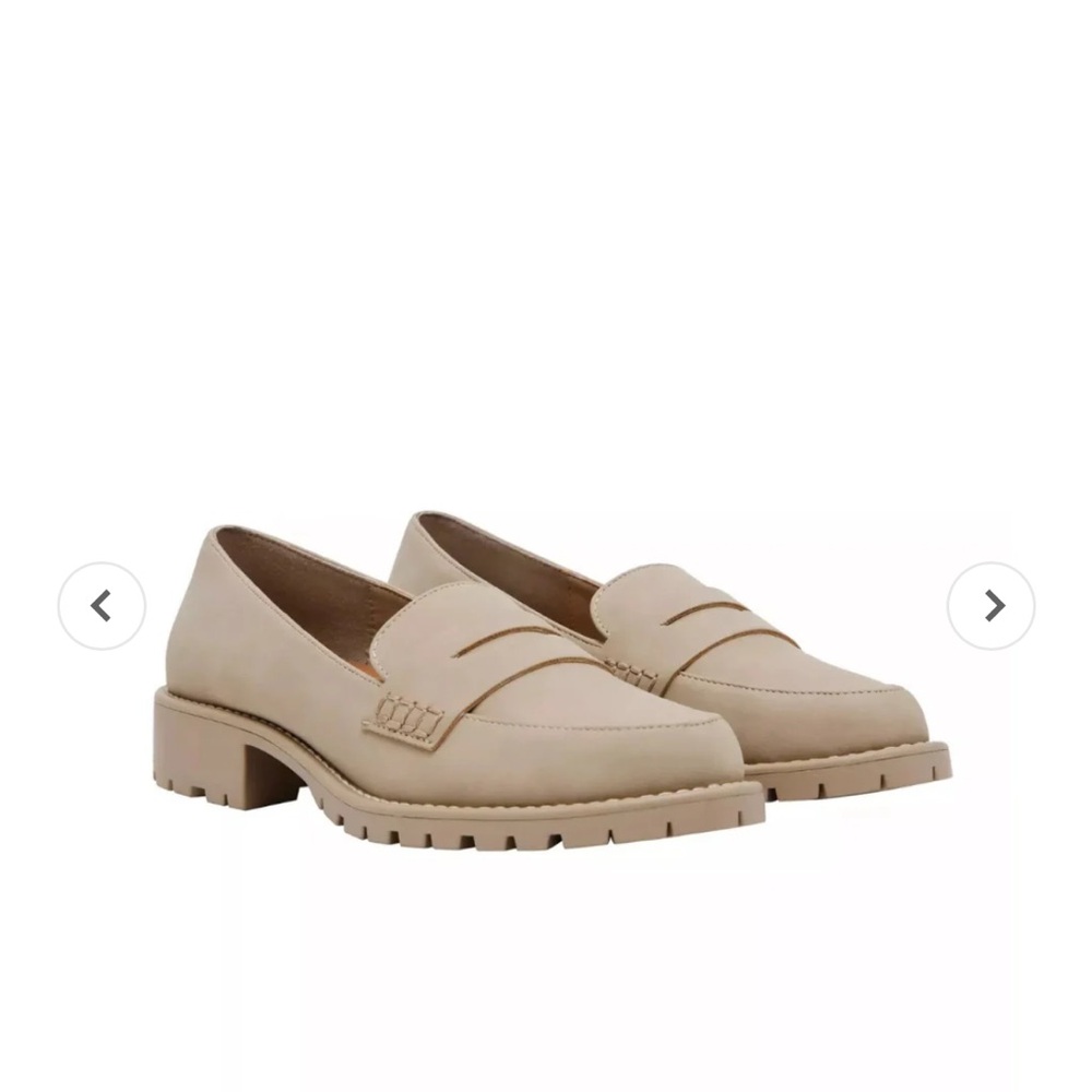 Dolce Vita Women's Crisp Slip-On Lug Loafer Flats Dune